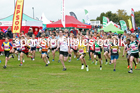 Boys under-13s 2021 National Cross Country Relays, Berry Hill Park, Mansfield. Photo: David T. Hewitson/Sports for All Pics